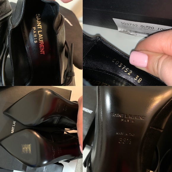 Saint Laurent Leather Majorelle Pumps - Picture 8 of 8